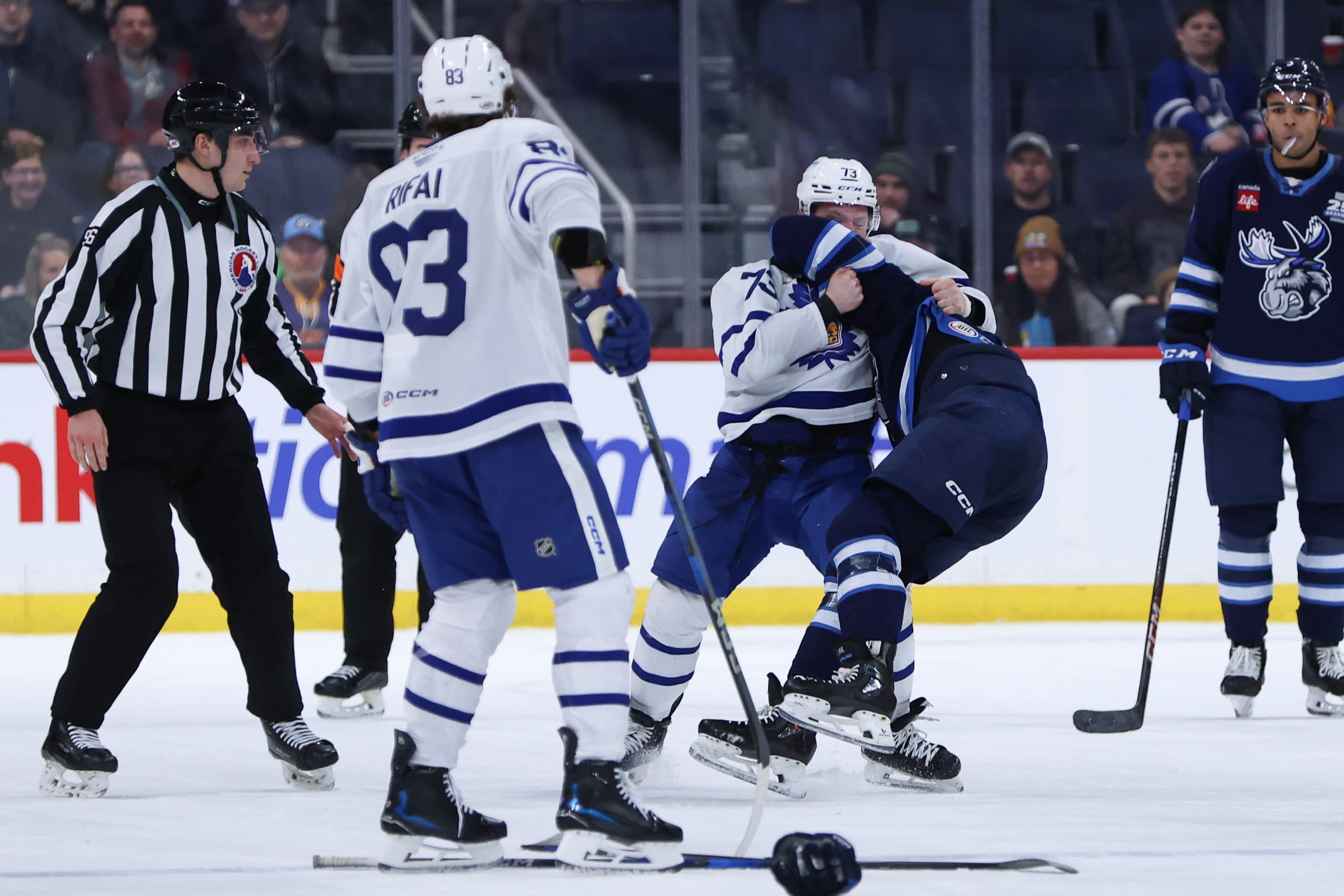 GALLERY: Moose Shut Out by Marlies in Series Opener 