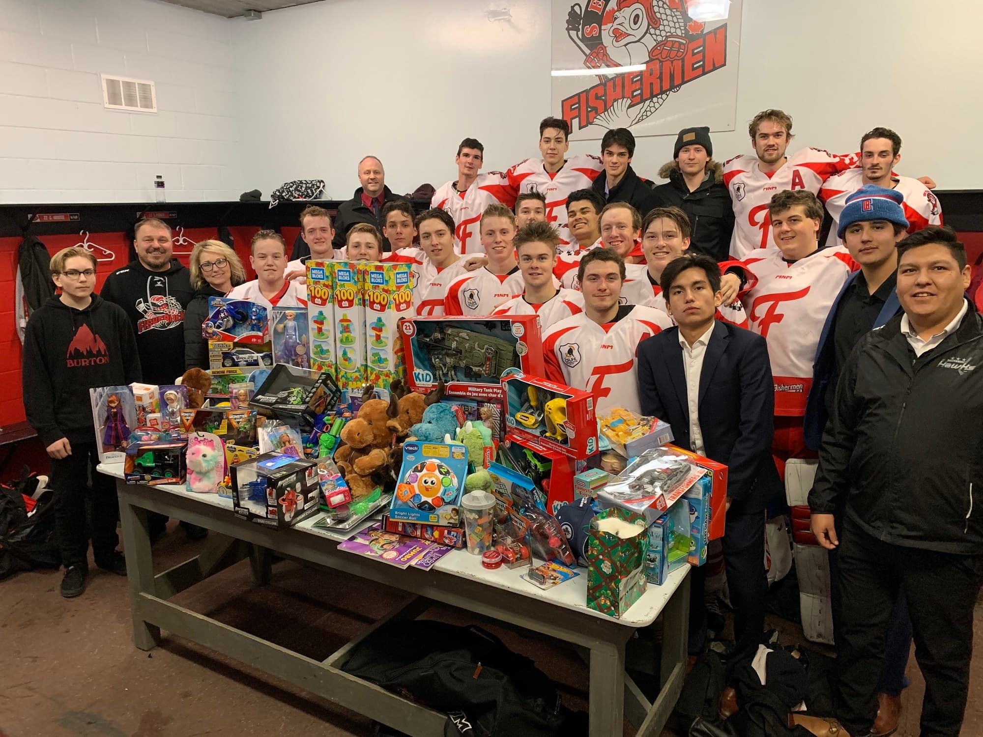 Fishermen Collect Toys for the Andrushko's Drive