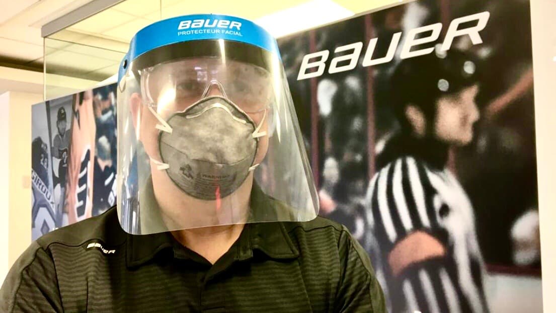 Bauer Turns Attention to Medical Visors Amidst COVID-19 Pandemic