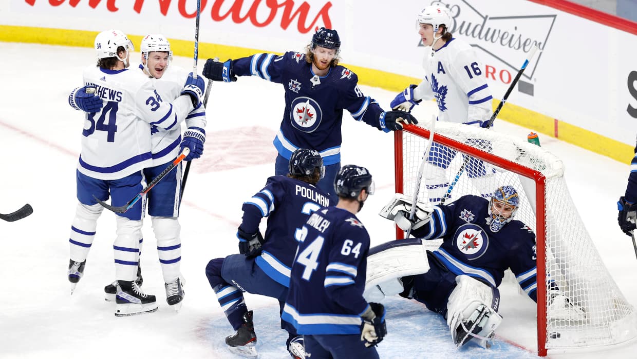 Leafs Start Hot, Hold Off Jets, Stay in First Place