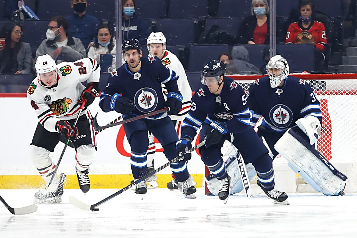 Jets Solid Road Trip Goes Thud With 3-1 Loss to Hawks at Home