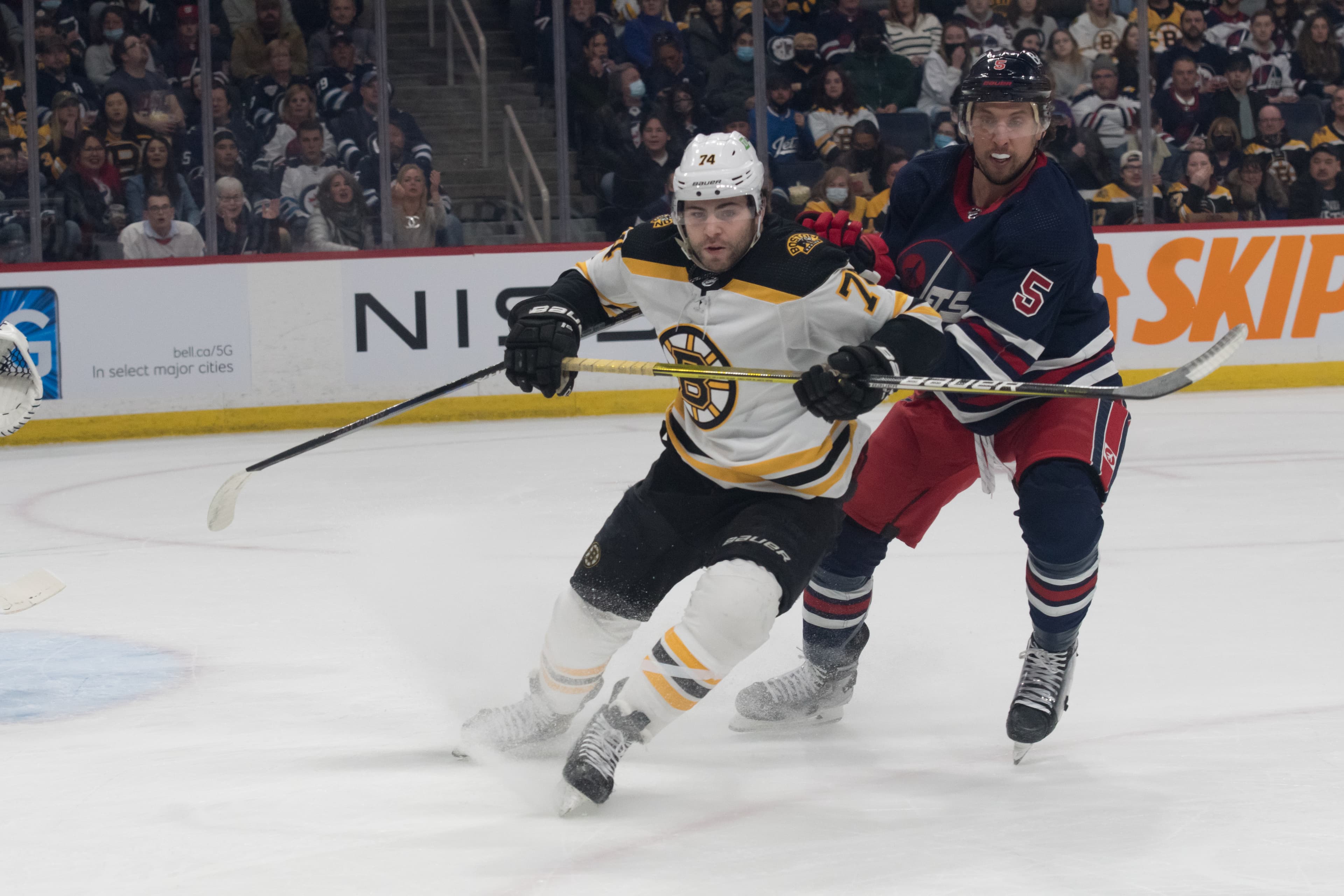Jets Stalled by Visiting Bruins
