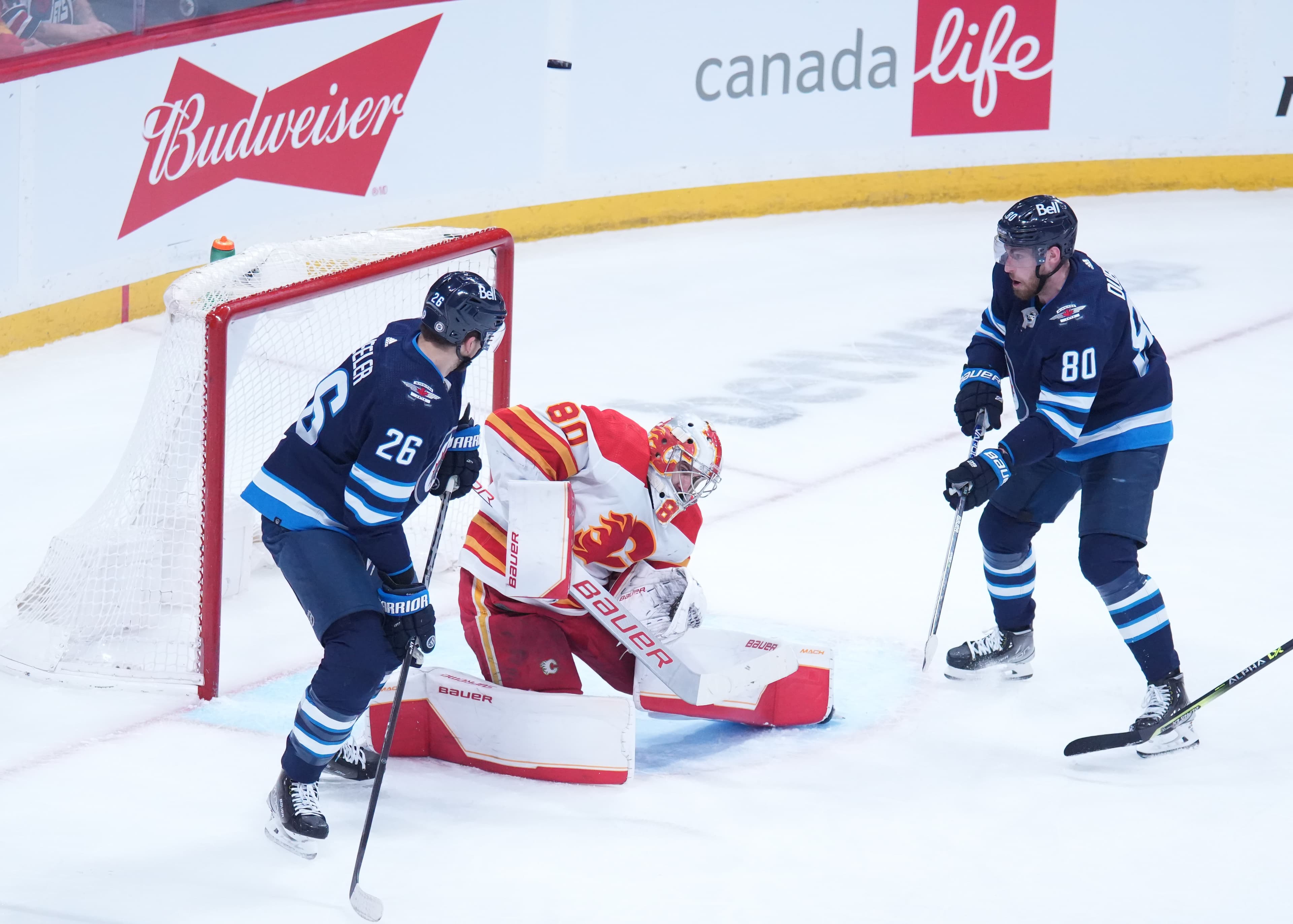 Jets Win Third Straight With Impressive 3-1 Win Over Flames