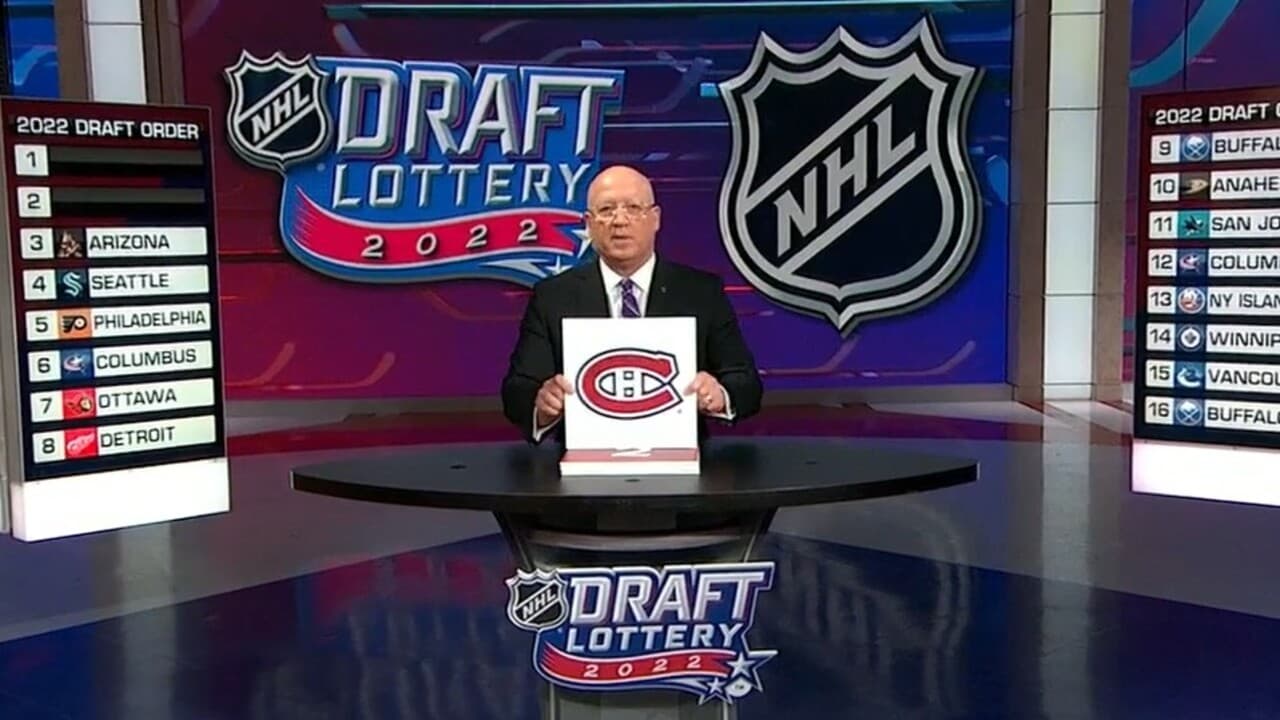 Montreal Earns First Overall Selection at Annual Draft Lottery