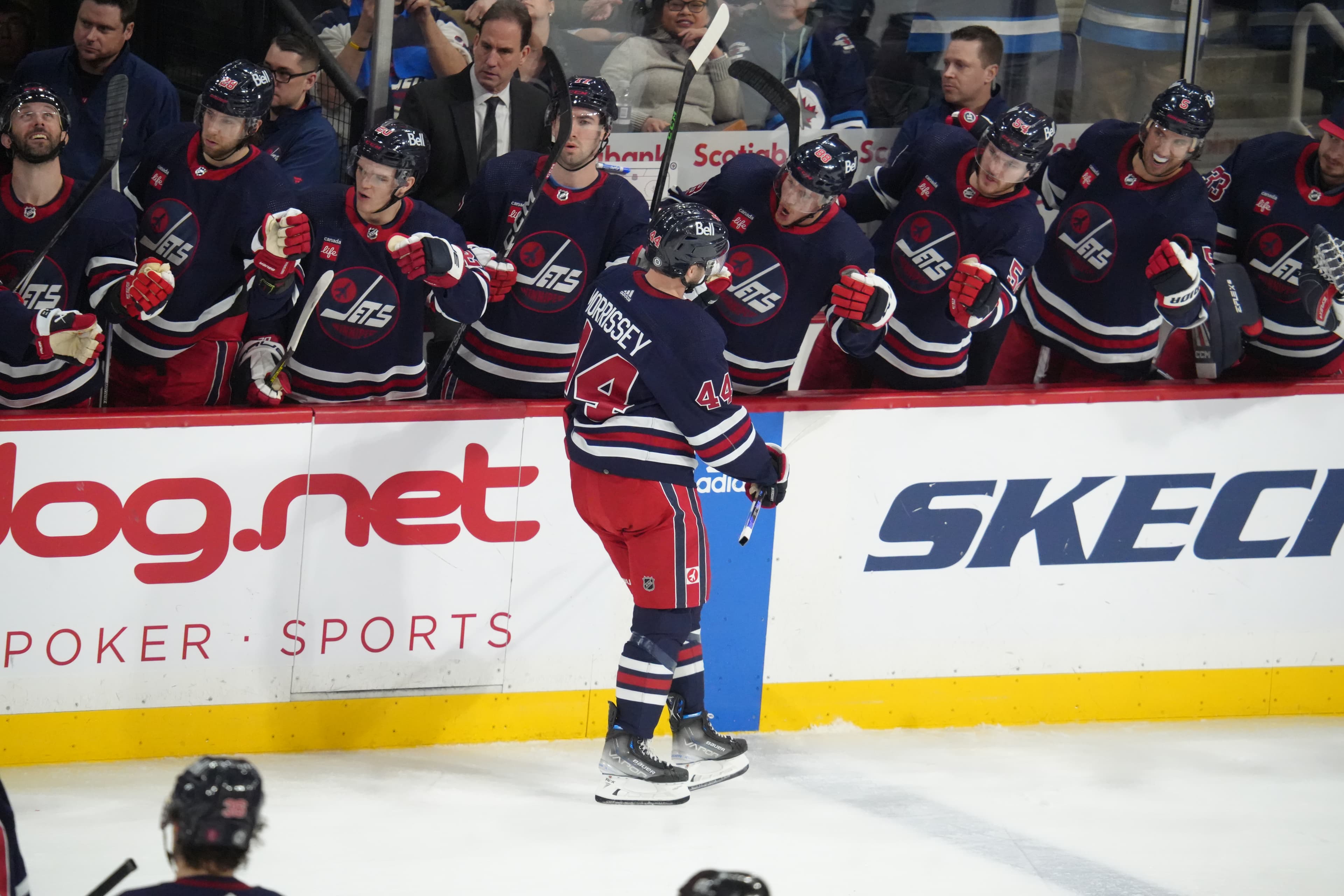 Morrissey, Jets Rally for Come From Behind Victory Over Blues