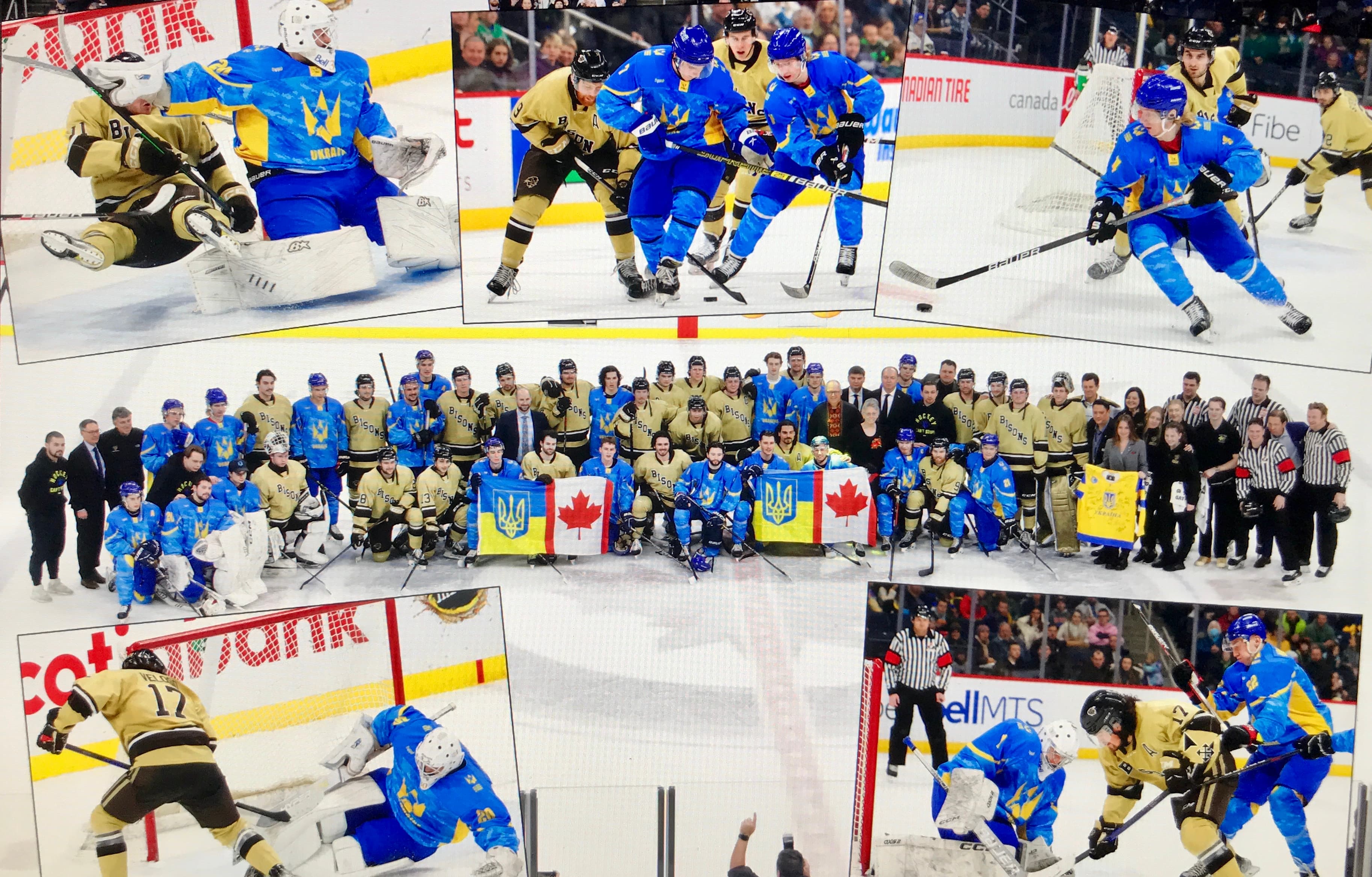 Team Ukraine Earns Emotional Victory Over University of Manitoba Bisons