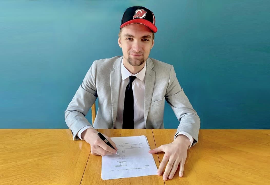 A Dream Come True - Winnipeg's Tyler Brennan Signs with New Jersey