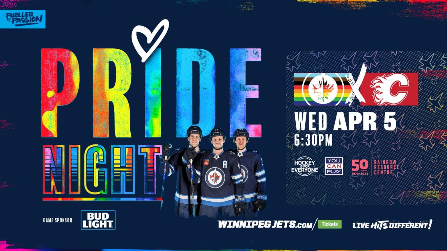 Jets Announce Details for 2023 Pride Night