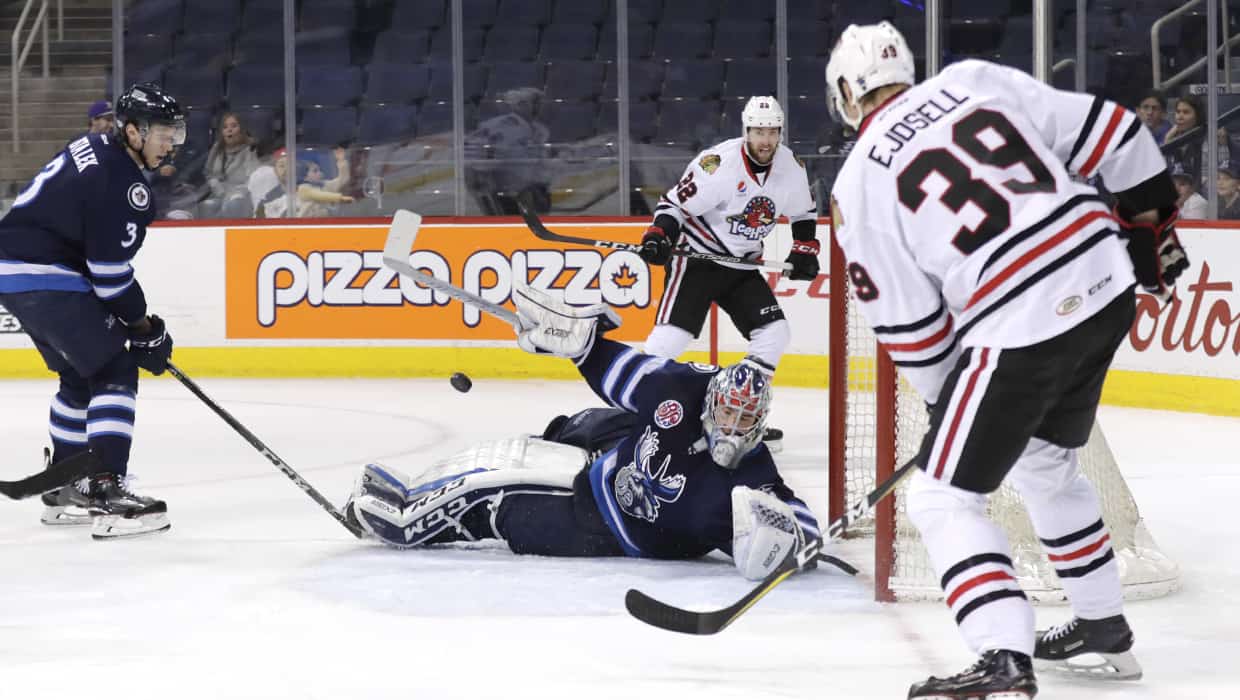 Moose Fall to IceHogs in Game One