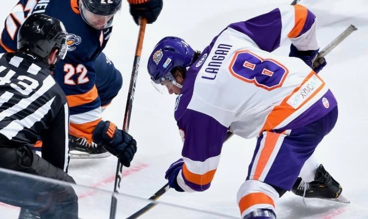 Langan Plays First AHL Game