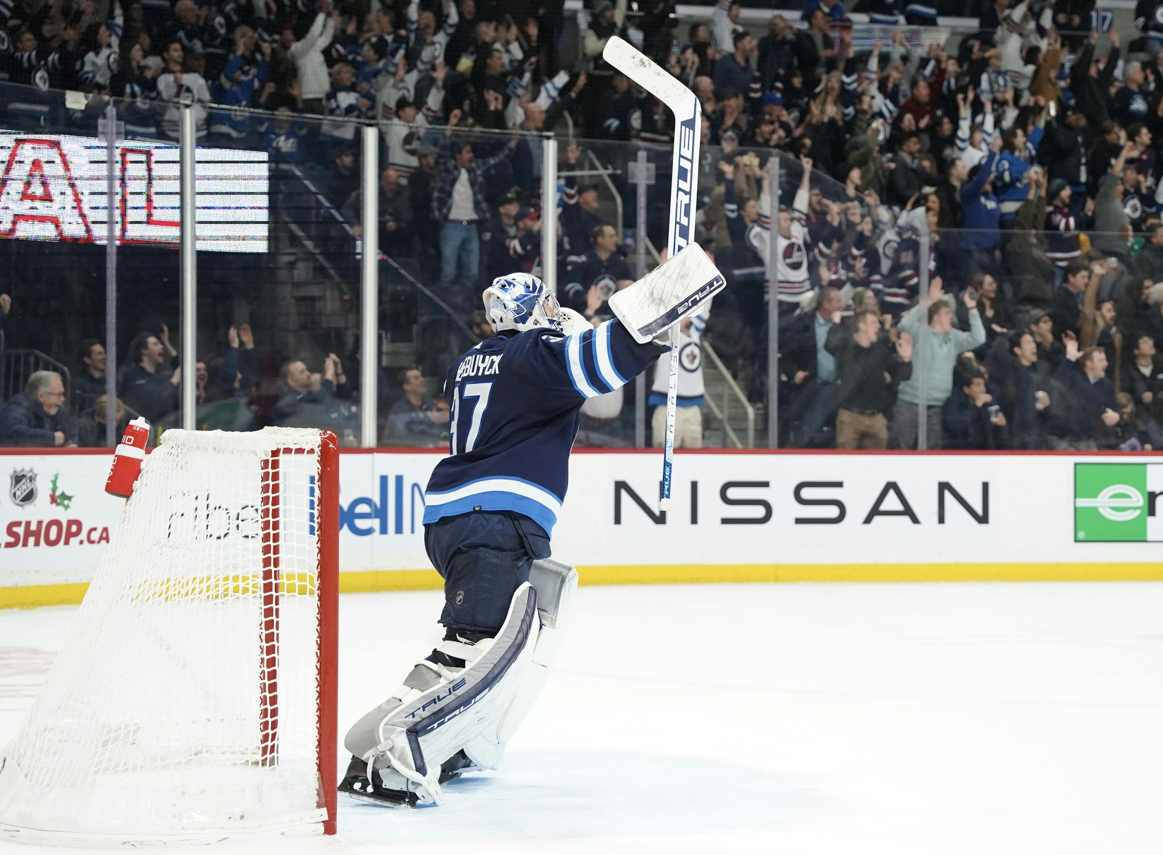 Hellebuyck Selected by Fans to Play in All-Star Game